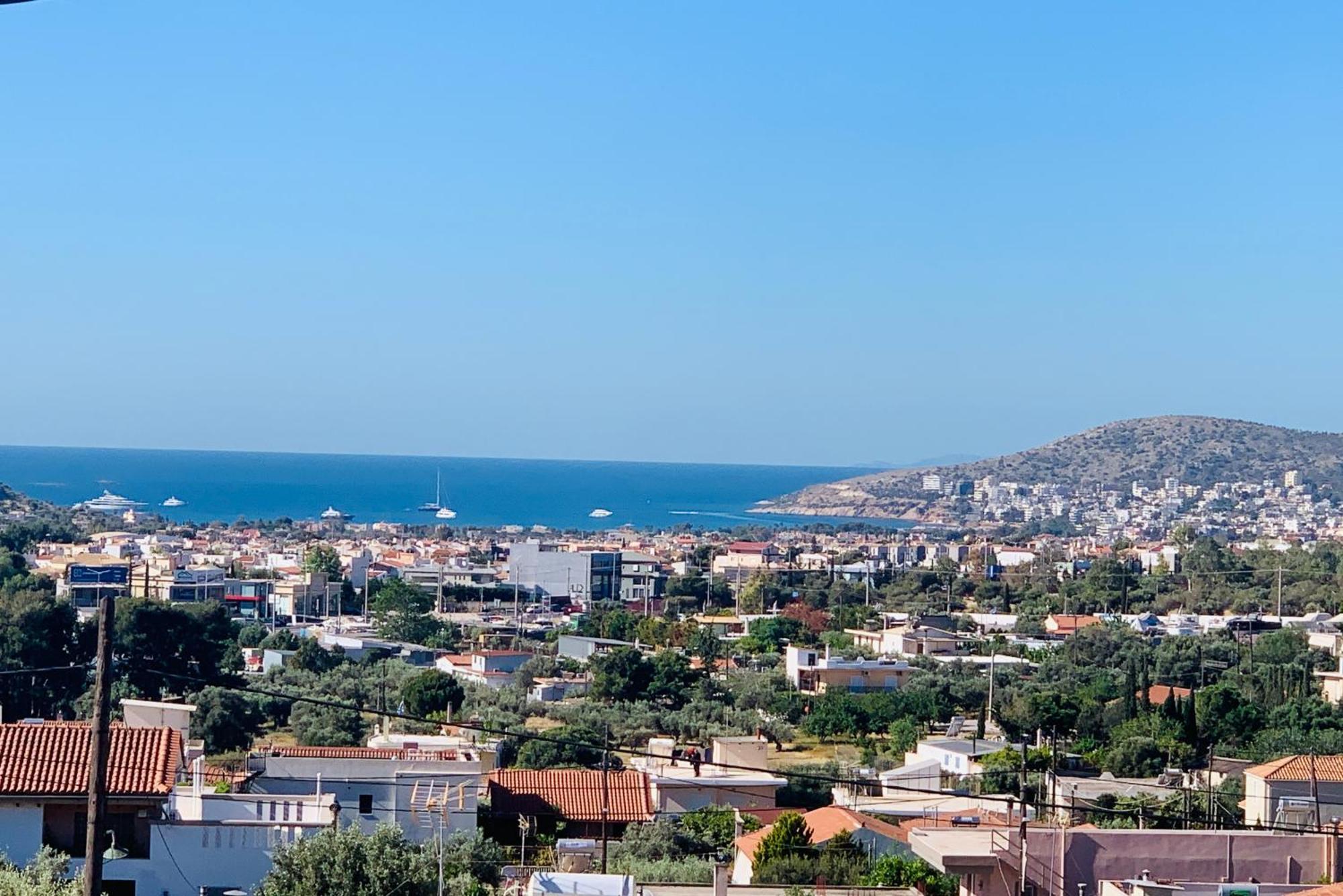 Thelfi Luxury Studio In Attica - Close To Varkiza Beach - Sea View Vári Exteriör bild