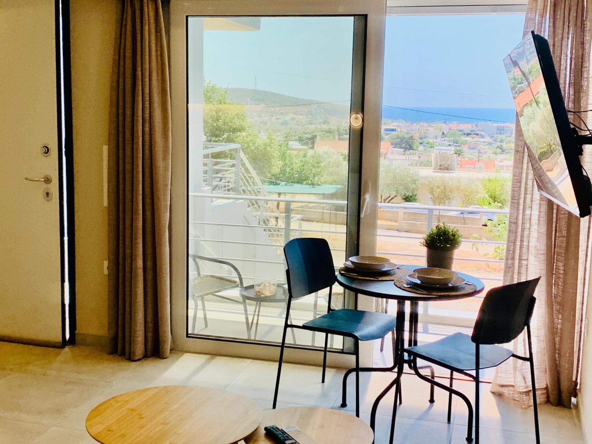 Thelfi Luxury Studio In Attica - Close To Varkiza Beach - Sea View Vári Exteriör bild